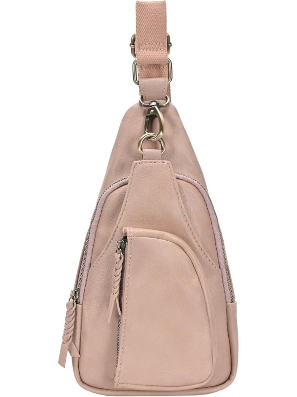 Vegan Leather Crossbody Sling Bag for Women | Adjustable Strap 16-20" | Stylish